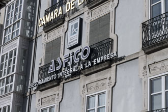 Fachada de las oficinas de Asfico